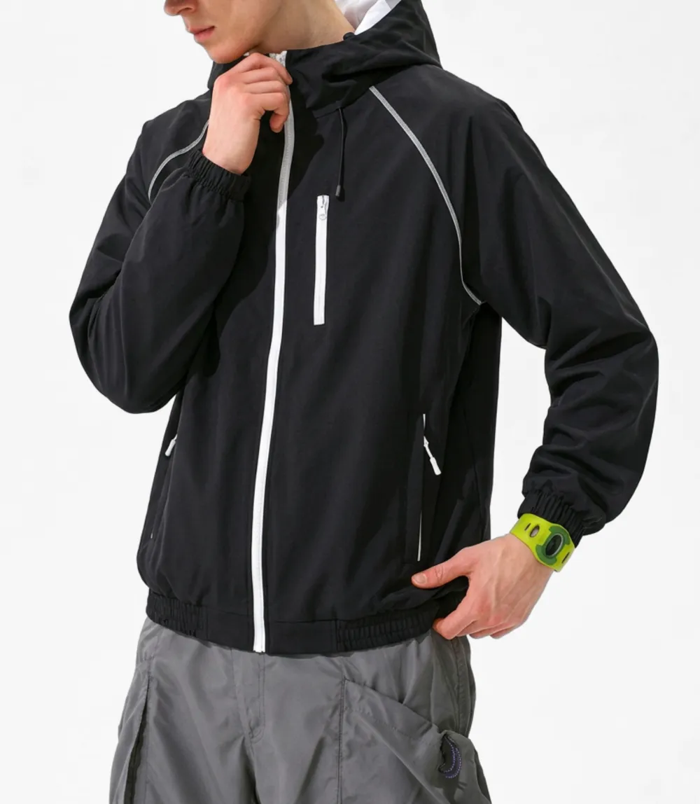 Water Resistant Wind Resistant Lightweight Outdoor Utility Jacket