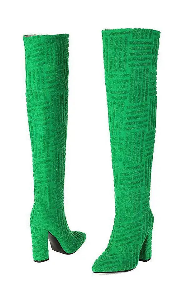 Graphic Print Boots