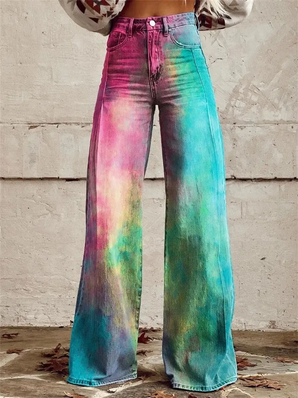 Classic Wide Leg High Waist Jeans