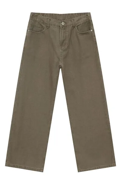 Clean Straight Leg Denim Jeans