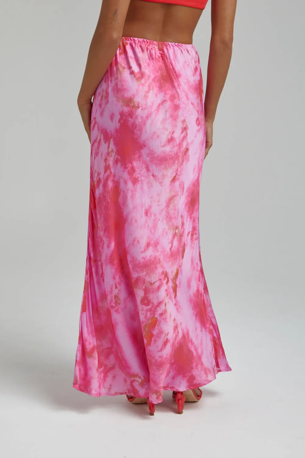 Pink Tie-Dyeing Soft Breathable Skirt