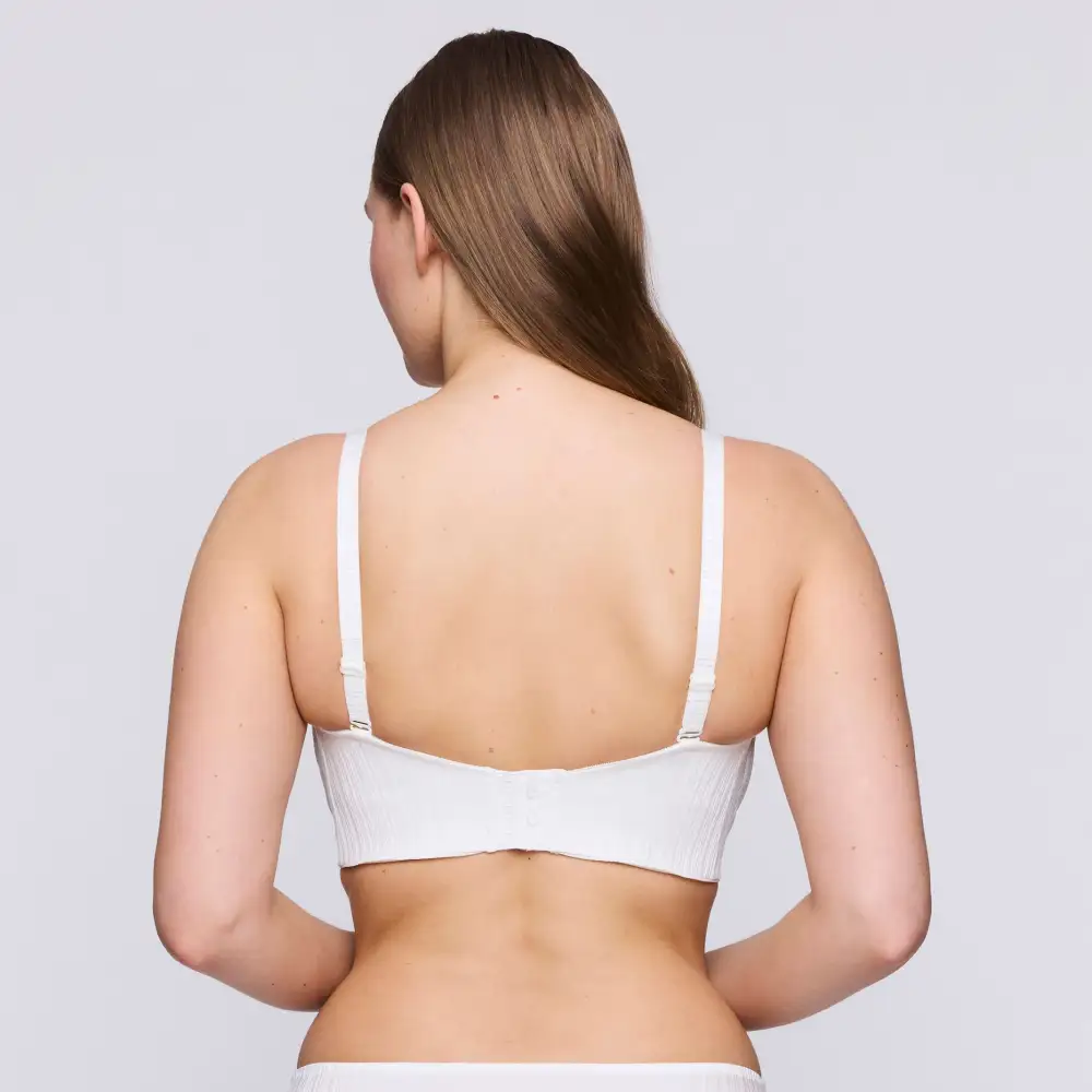 Women's Strapless Underwire Padded Seamless Shimmer Detail Smoothing Bra