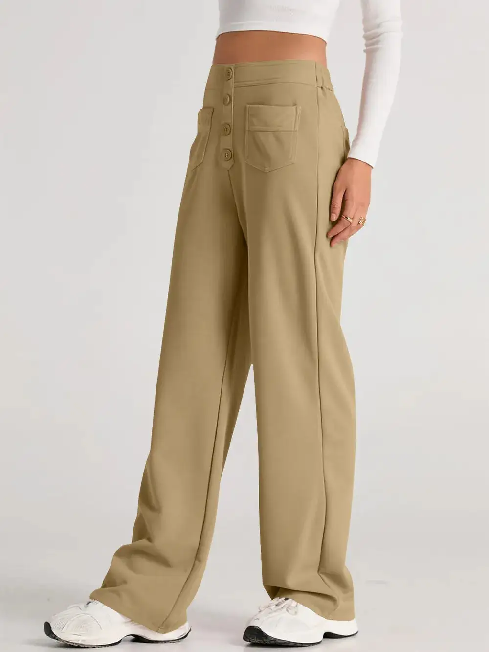 Wide Leg Comfort Fit Pants