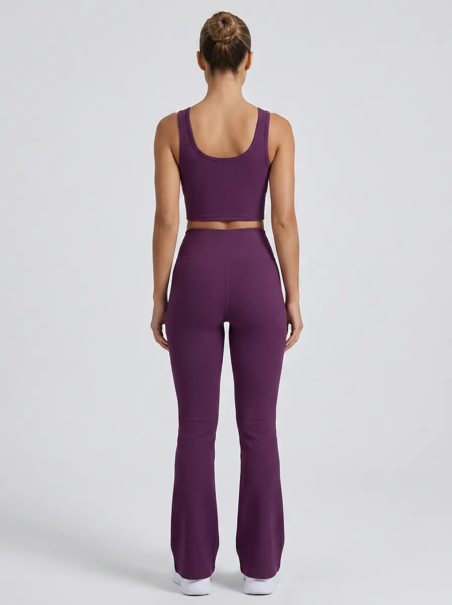 Training Flared-Leg Women's Tank Top Flare Pants Active Set