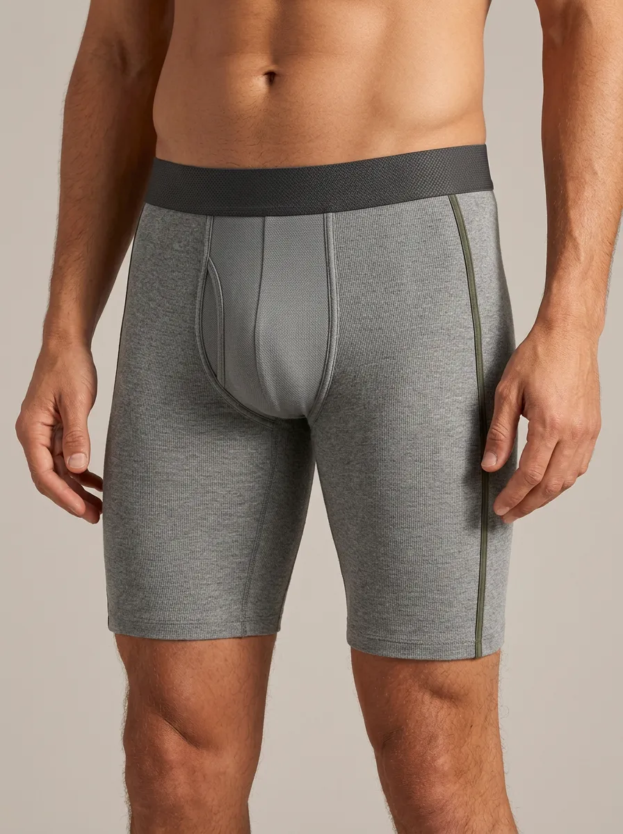 Athletic Performance Ribbed Boxer Briefs