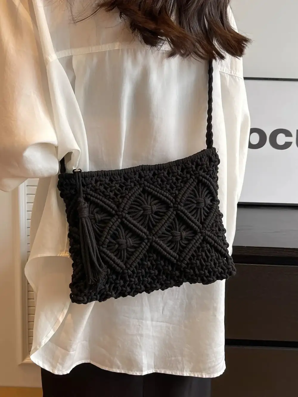 Fabric Minimal Everyday Shoulder Bag
