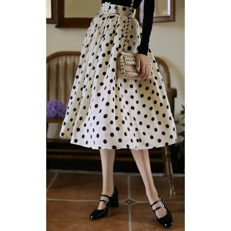 Cozy Relaxed Everyday Casual Polyester Skirt