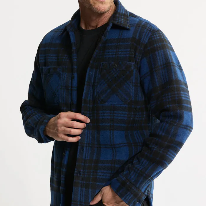 Sherpa Bonded Polar Fleece Shirt Jacket