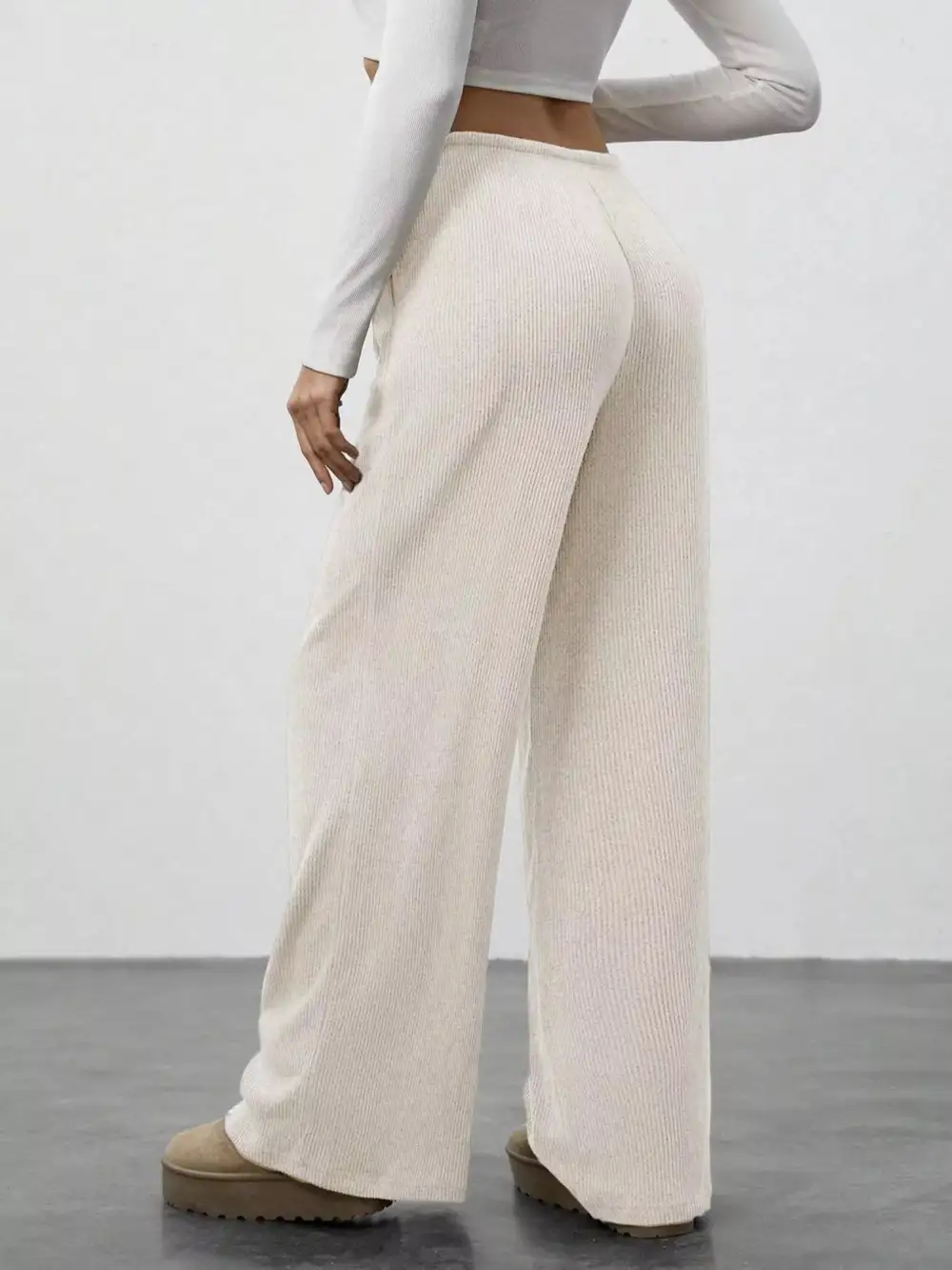 Relaxed Fit Drawstring Pocketed Everyday Pants