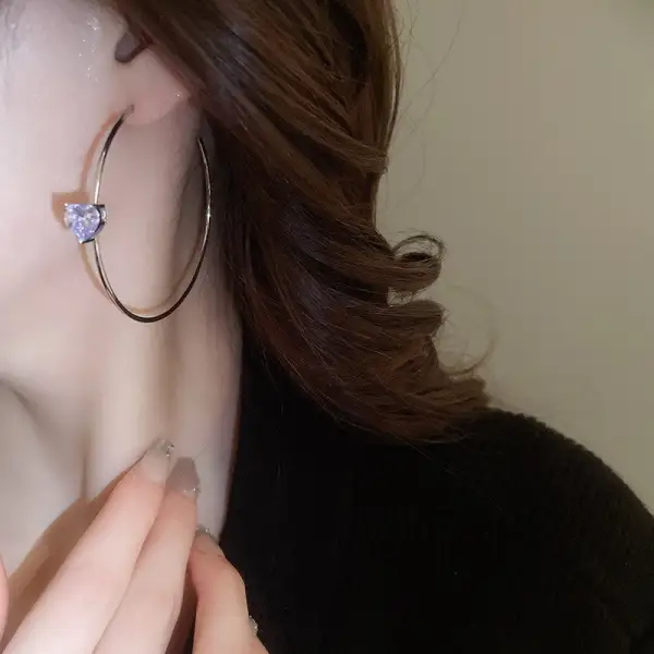 Heart Stud Earrings