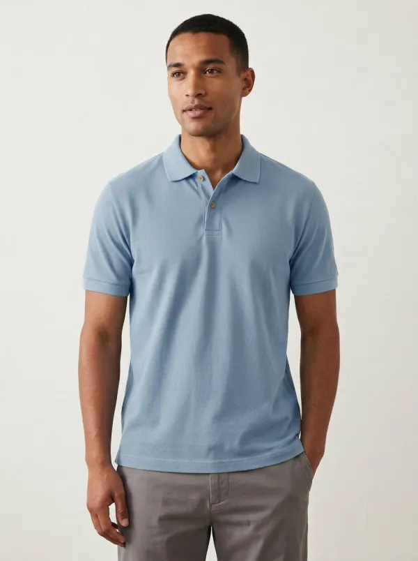 Business-Casual Classic Men's Polo Shirt