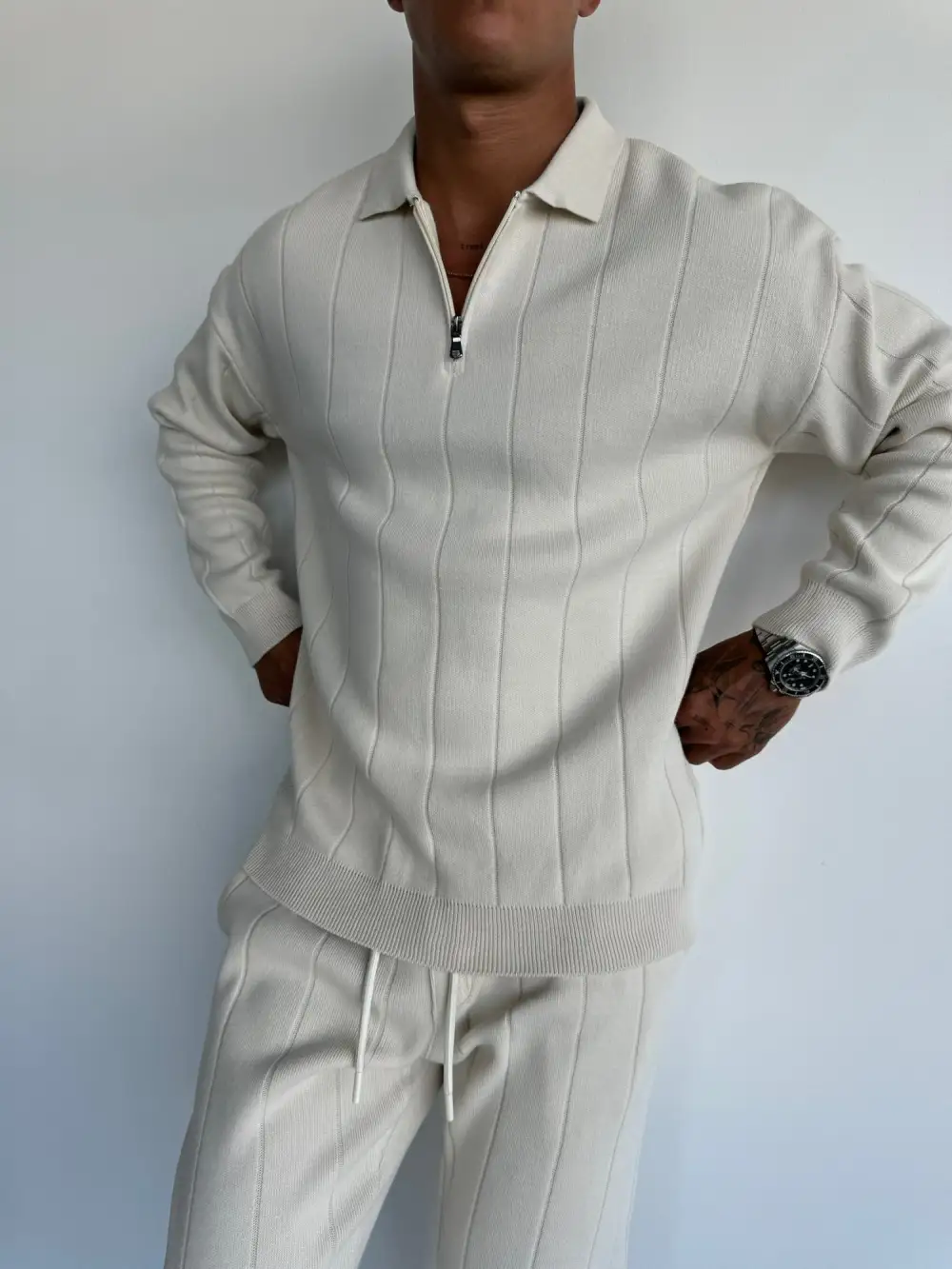Weekend Relaxed Knit Sweatshirt