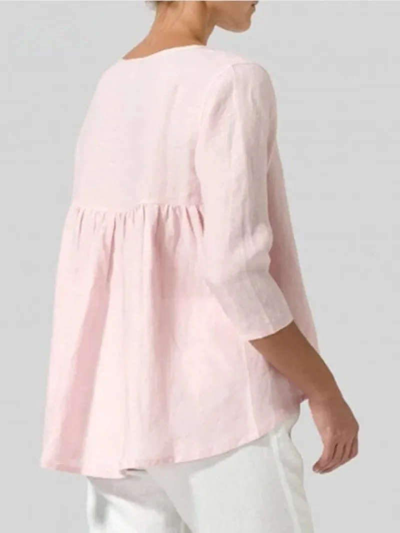 Relaxed Linen Top