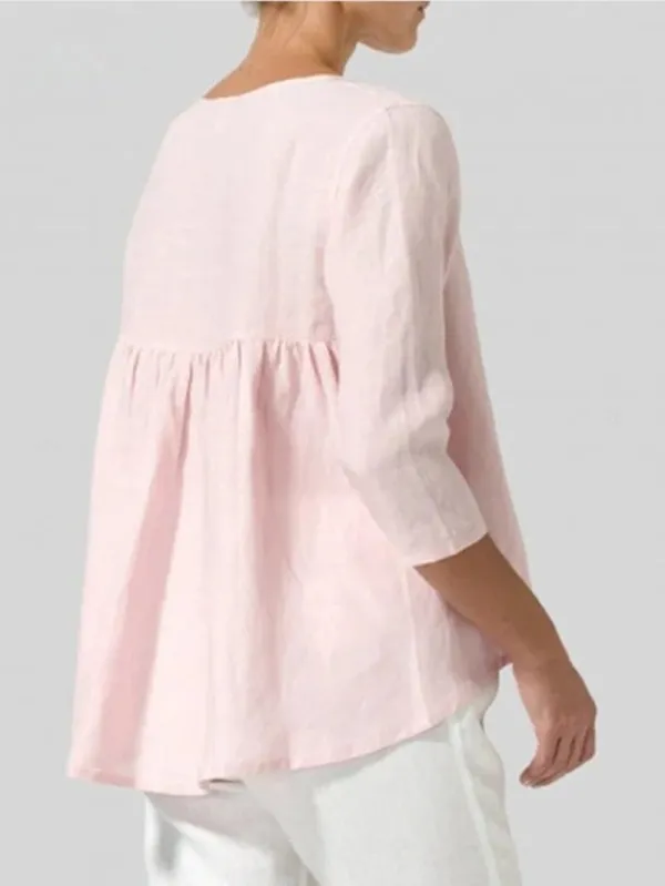 Relaxed Linen Top