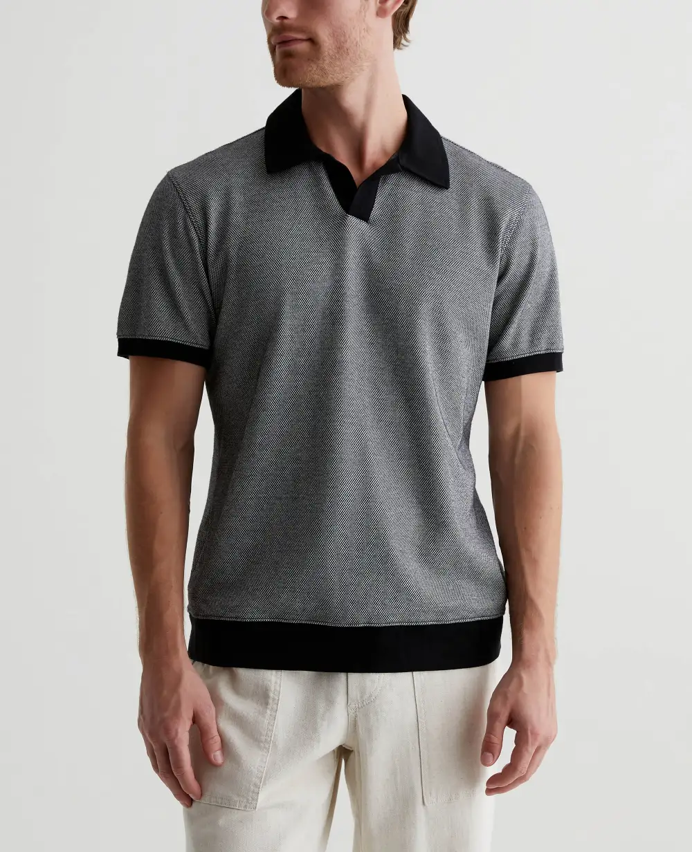 Men's Jacquard Polo Shirt