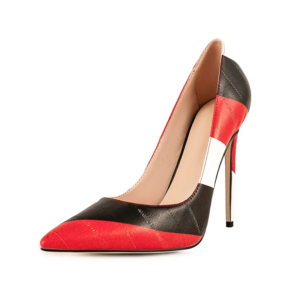 Classic Pointed Toe Stiletto Slip On Pumps