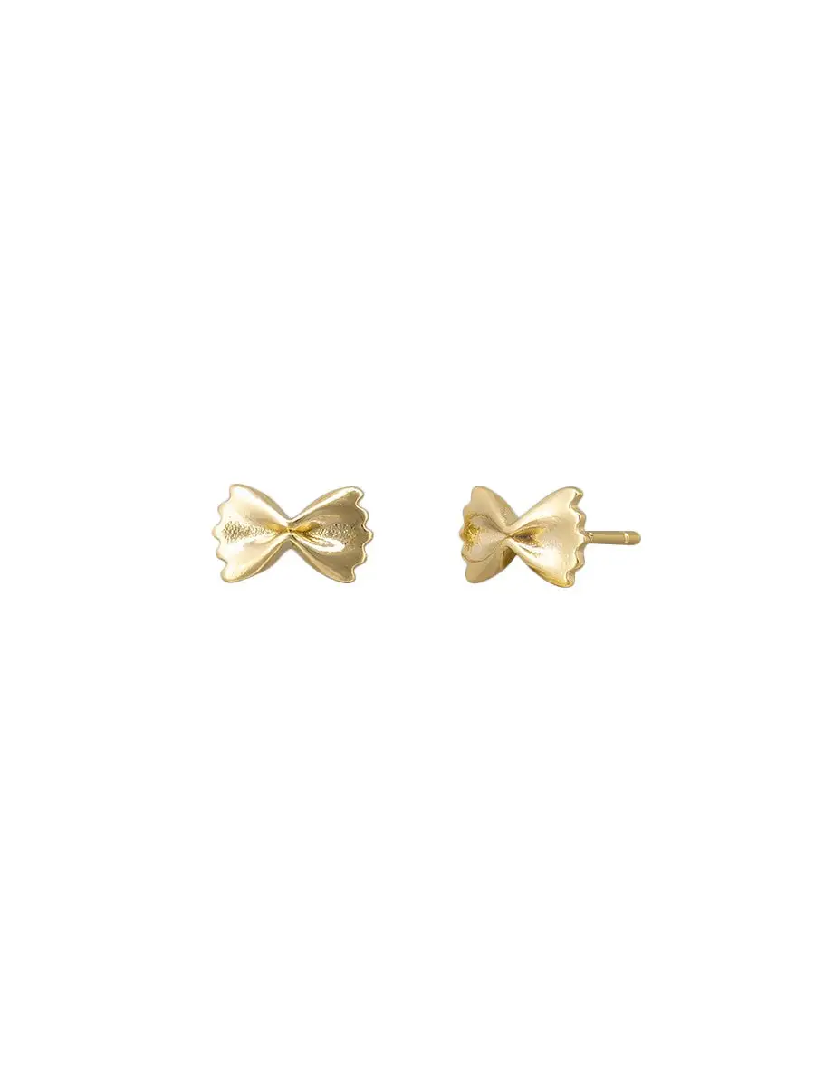 Bow Tie Pasta Earrings