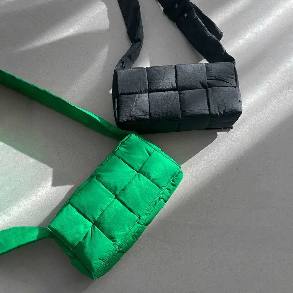 Quilted Puffer Handbag