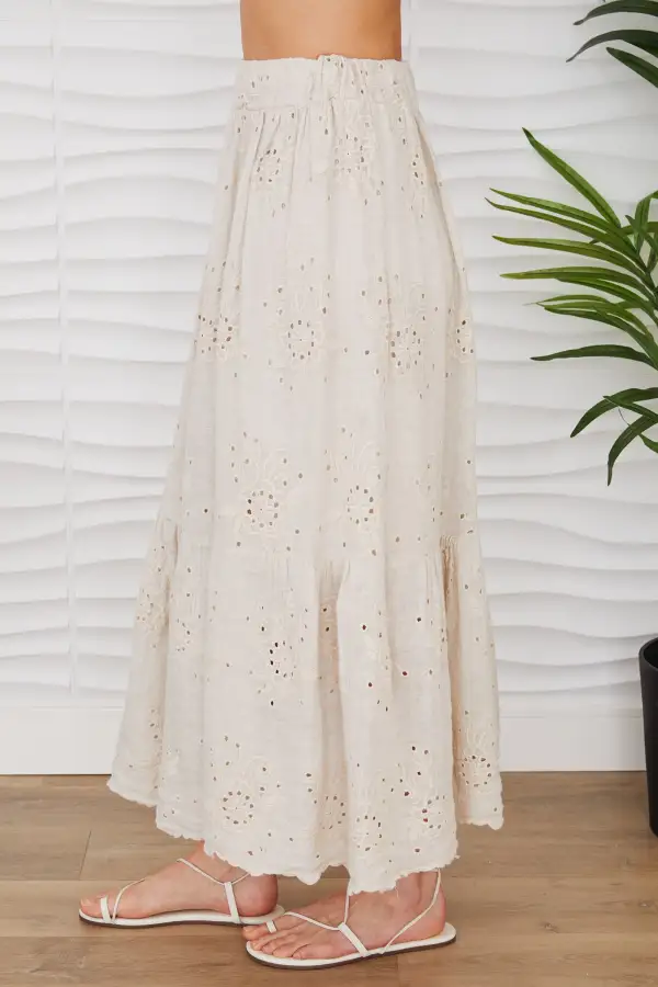 Linen Maxi Skirt