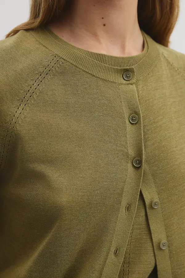 Women's Pointelle Cardigan