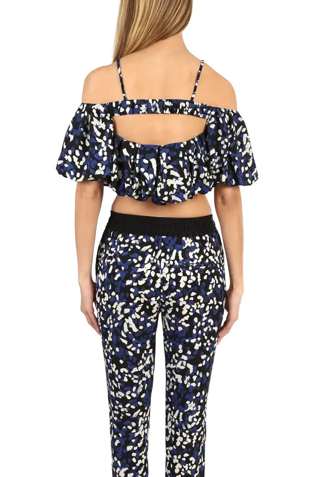 Silk Cropped Tank Top