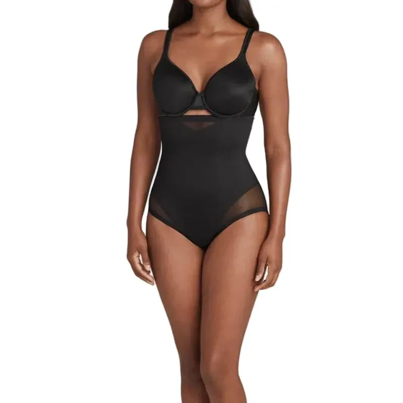 Sheer High-Waist Shaping Brief
