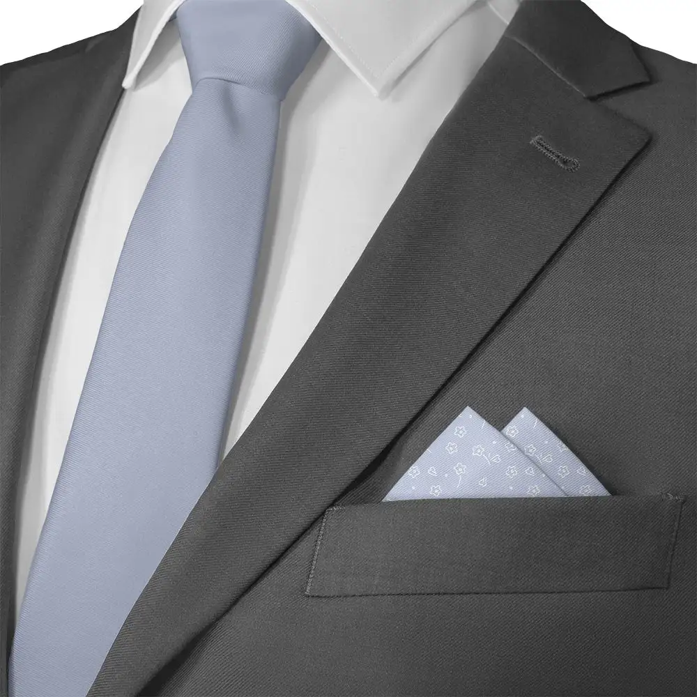 Distinctive Subtle Floral Pocket Square