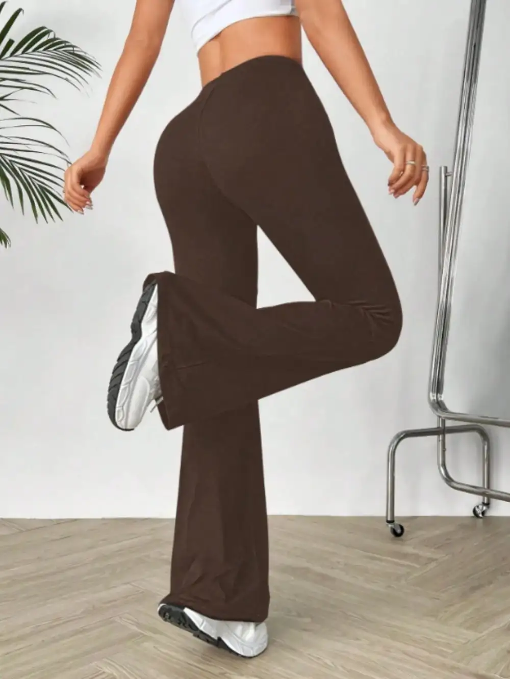 High Waisted Flared Pants