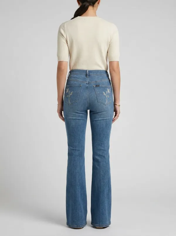 Women's High Waist Casual Denim Jeans