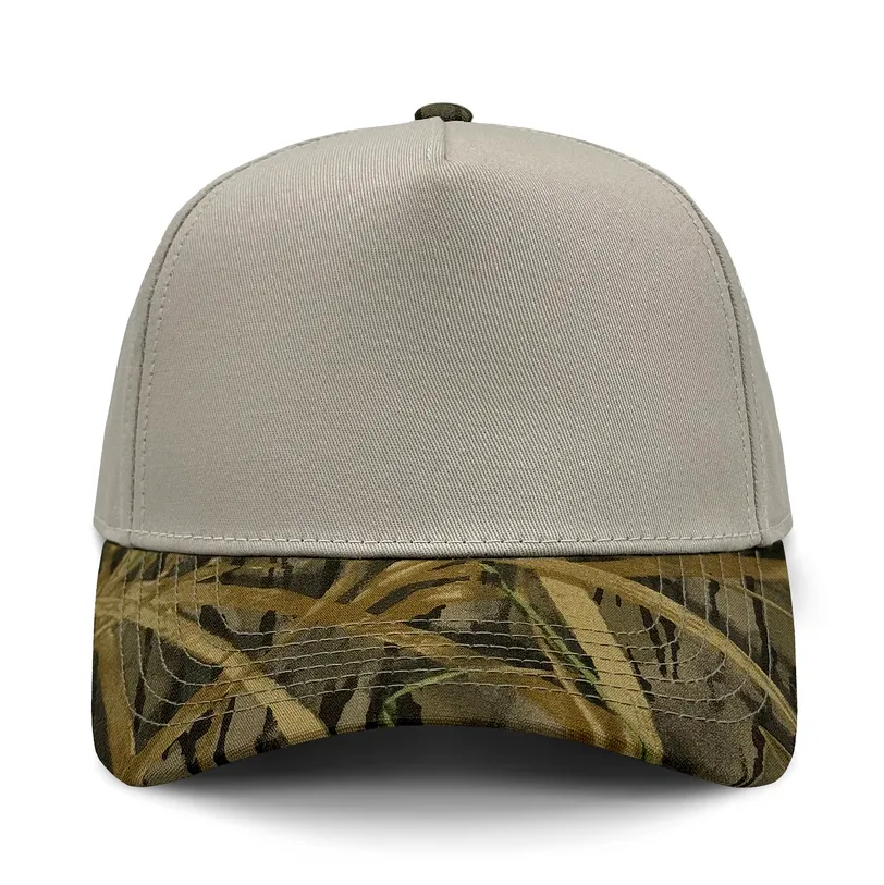 Curved Bill Hybrid Snapback Cap