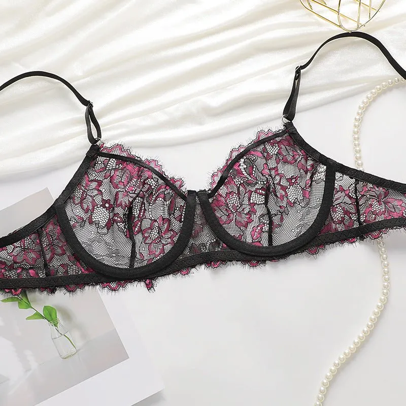 Lightweight Lace Molded Cup Bra Set