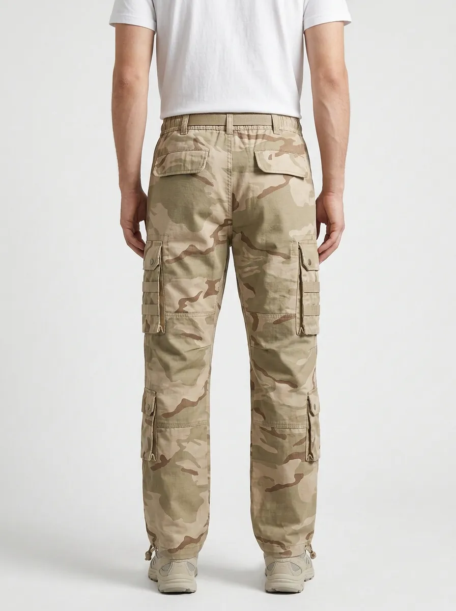 Men's Desert Camouflage Outdoor Camouflage Cargo Pants