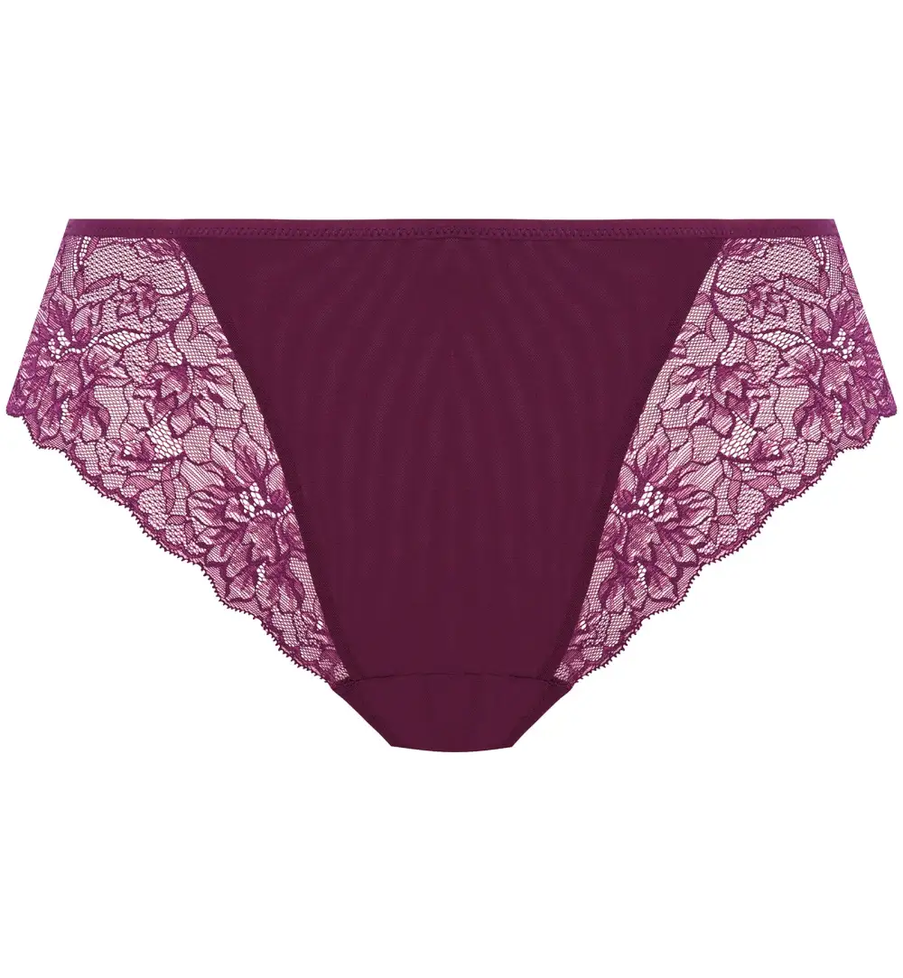 Low-Rise Stretch-Lace Mesh Thong Panty