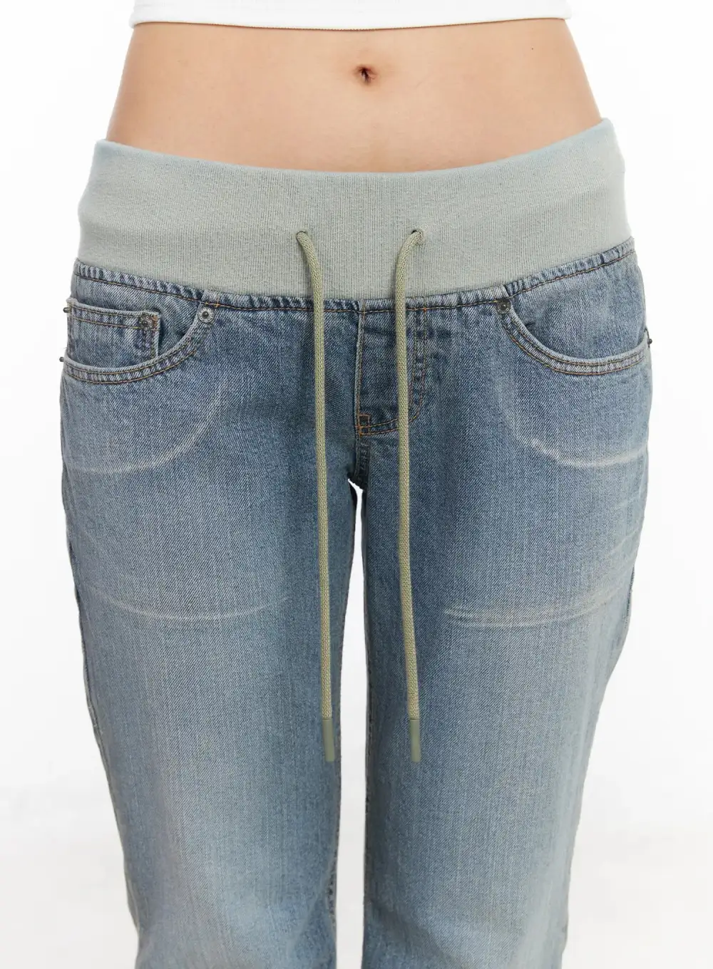 Regular-Fit Bootcut Sweat-Jeans
