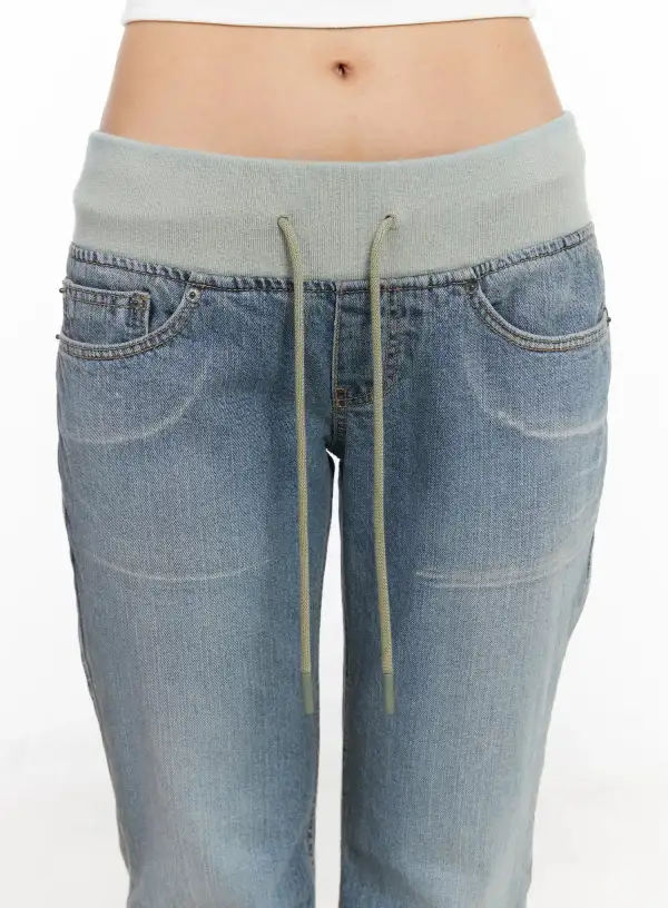 Regular-Fit Bootcut Sweat-Jeans