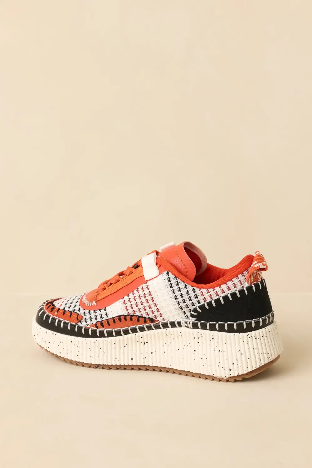 Platform Woven Sneakers