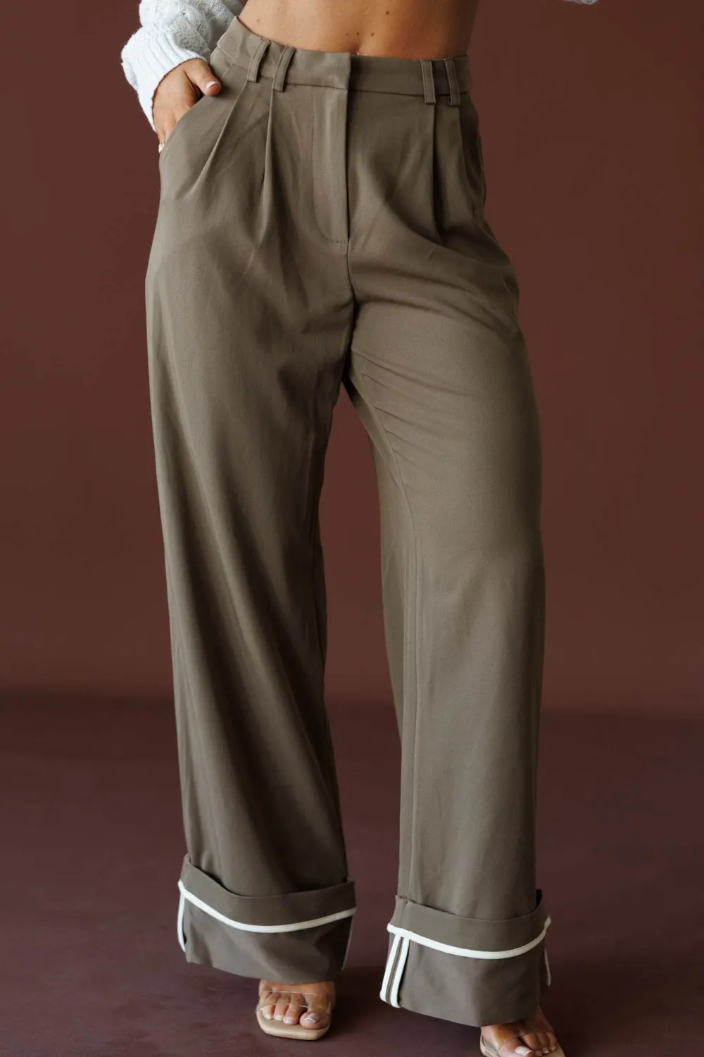 Women's Cuffed Trousers