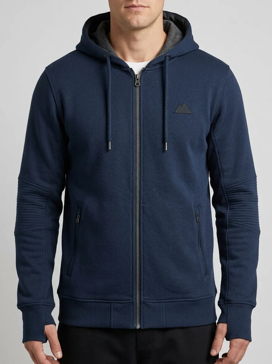 Men's Mountain Graphic Zip-Up Sports Jacket