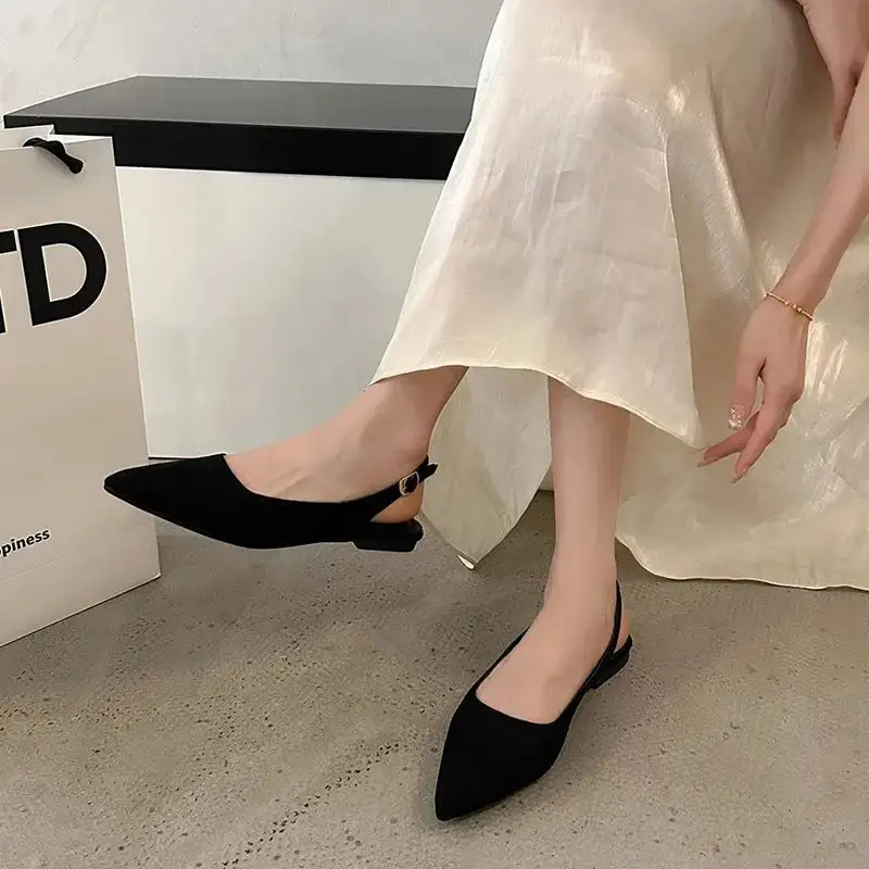 Slingback Pointed-Toe Flats