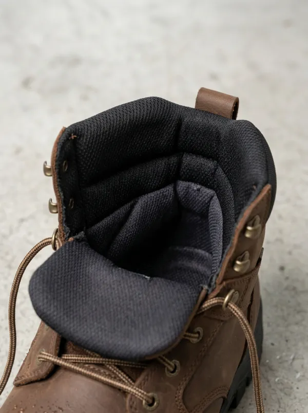 Site-Ready Leather-Look Men's Waterproof Work Boots