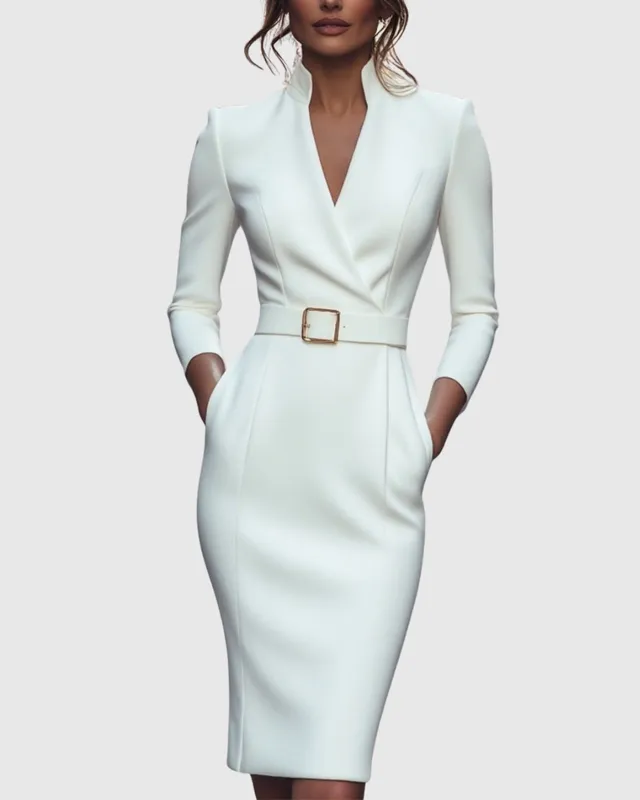 Refined Midi Dress