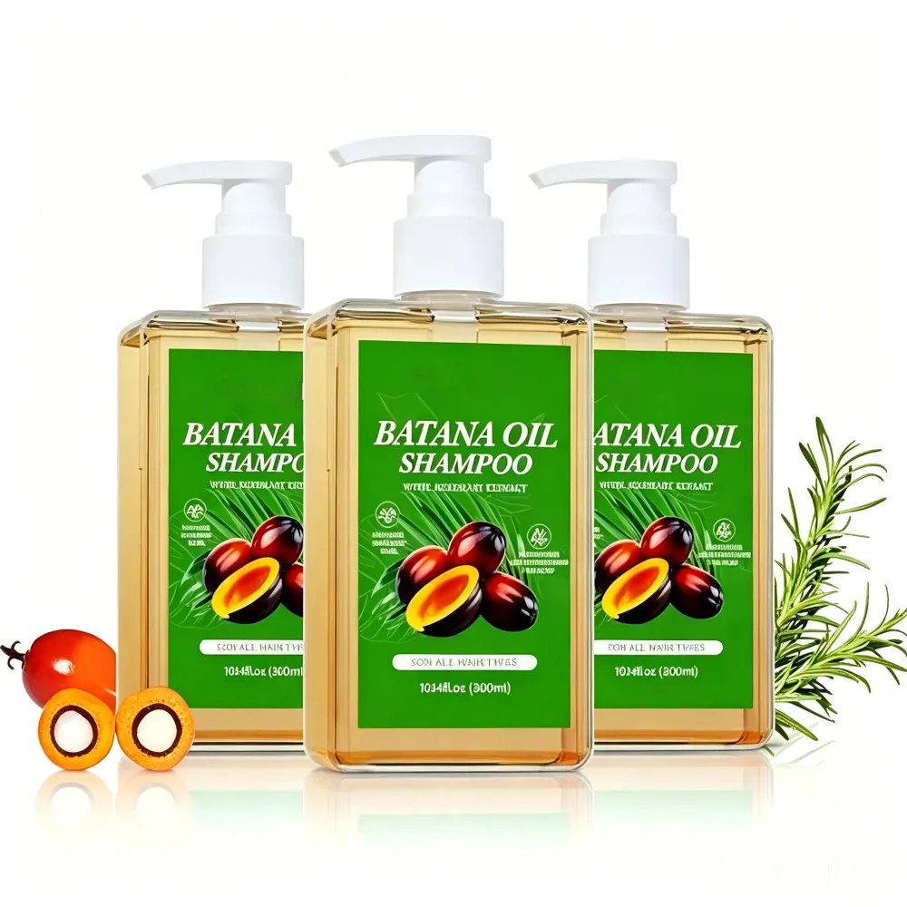 Batana Oil Shampoo,Rosemary Shampoo,Nourishing & Rejuvenating for Softness & Volume, Suitable for Men & Women, Reduces Hair Loss (10.14 fl oz)