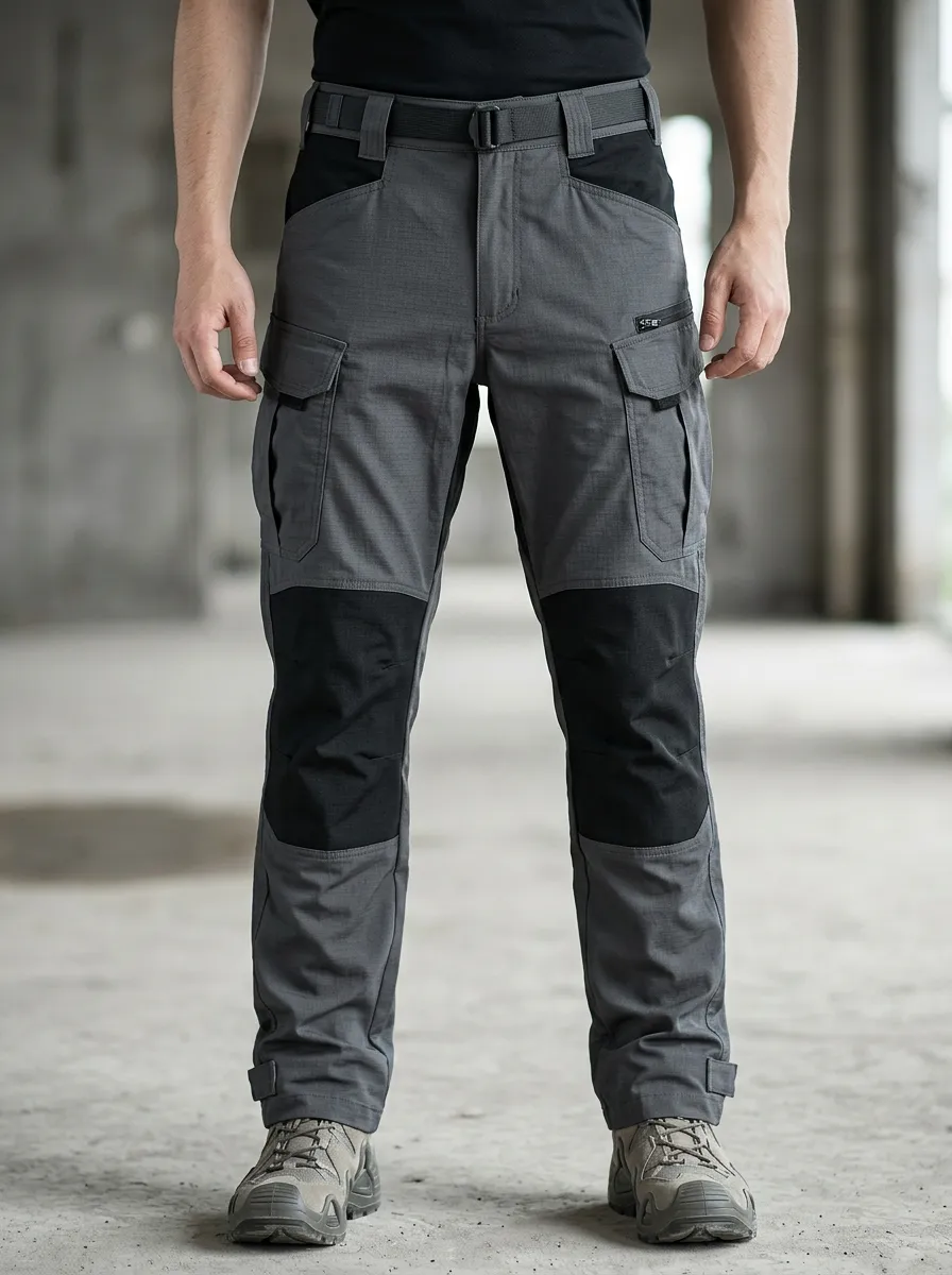 Men's Functional Workwear Multi-Pocket Waterproof Tactical Cargo Pants