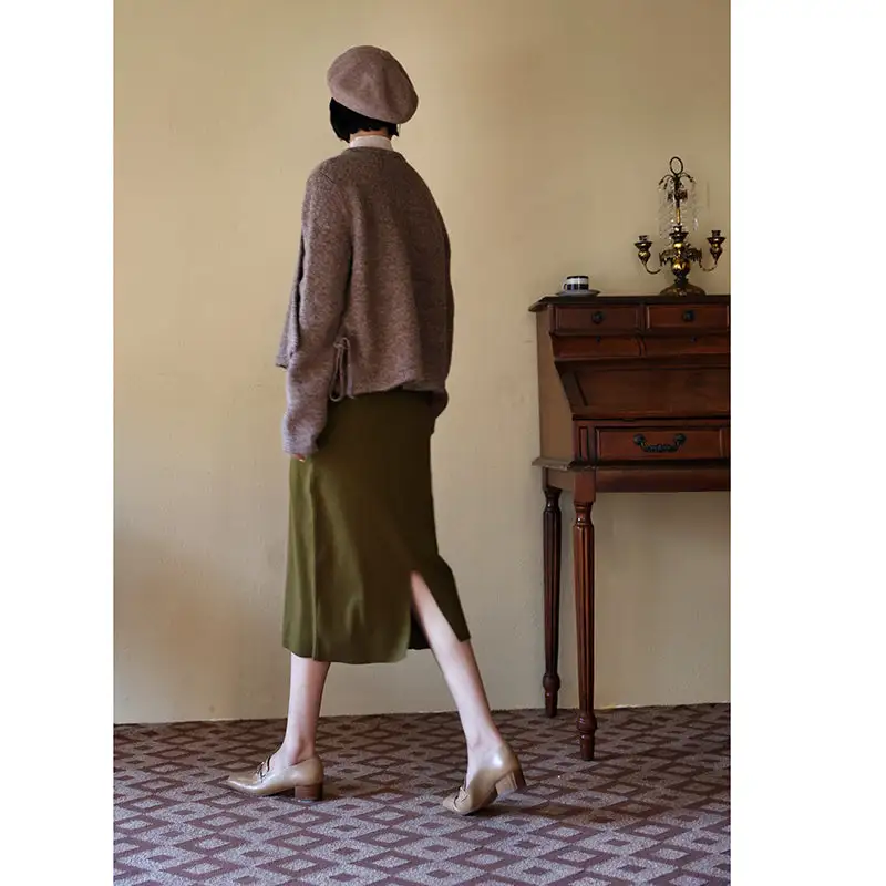 Straight Knit Skirt