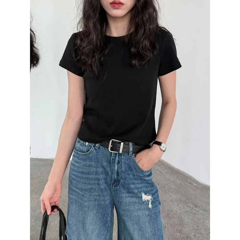 Round Neck Short Sleeve T-Shirt