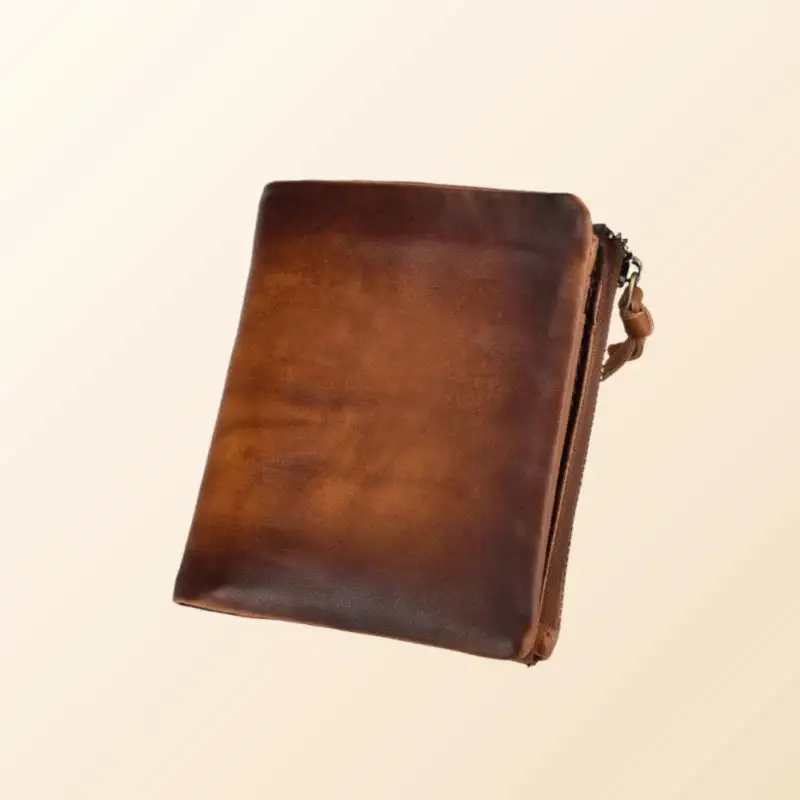Men's Refined Leather Bifold Wallet