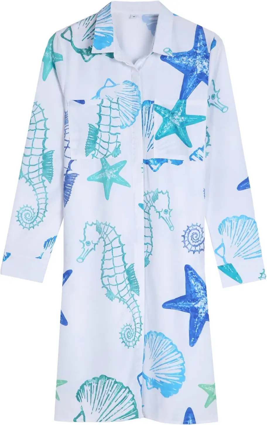 Glamorous Print Long Sleeve Mini Dress