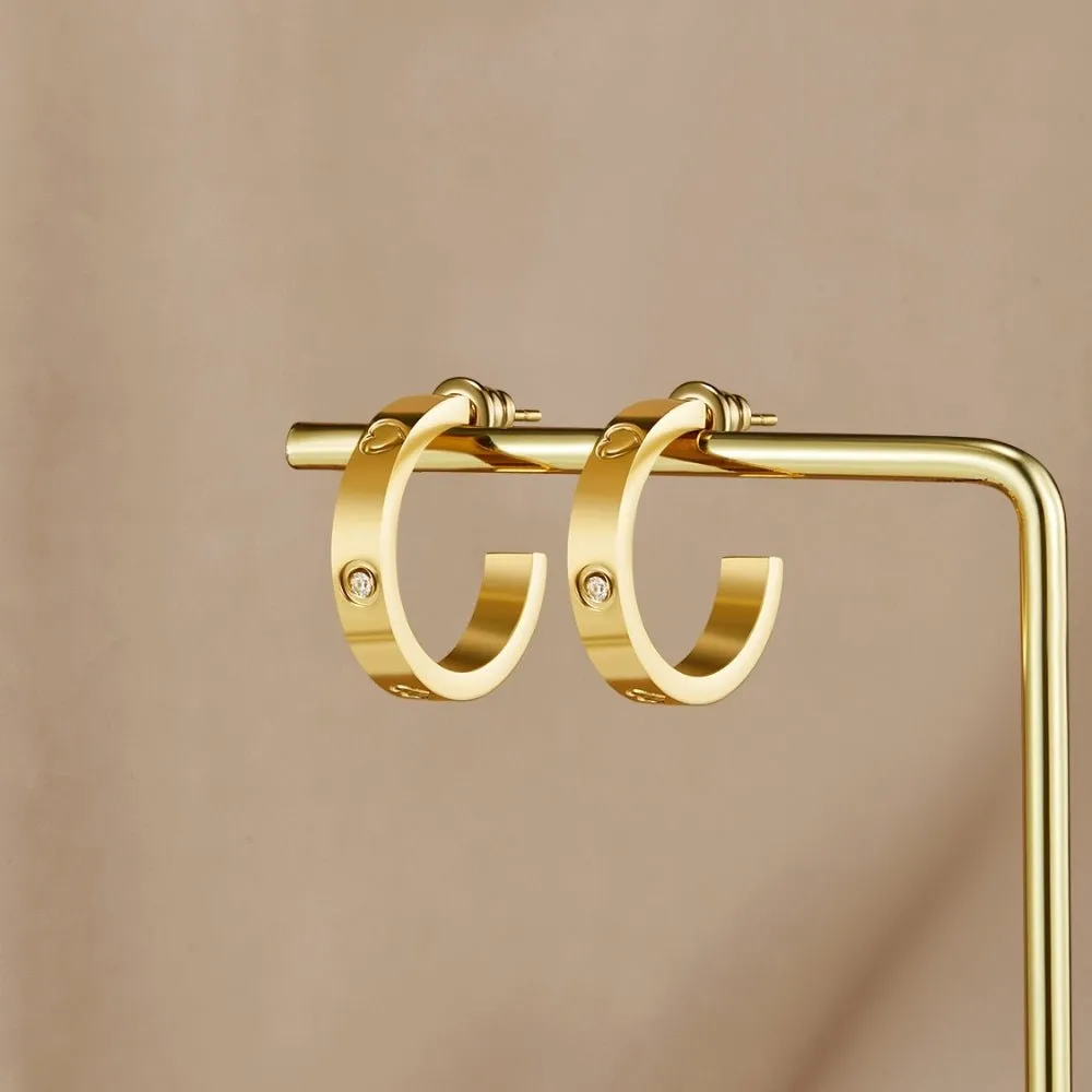 Modern Hoop Earrings
