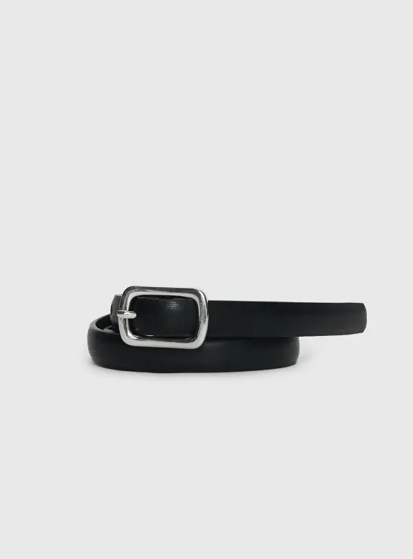 Minimal Buckle Slim Belt