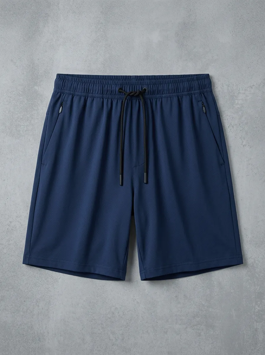 Fitness-Inspired Ice-Silk Casual Stretch Shorts